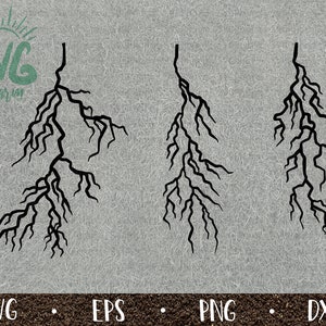 Lightning SVG Strike Bundle / Thunder Bolt / PnG DXF EPS / Cricut / Silhouette / Digital Cut File / Clip Art