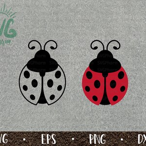 Nyckelpiga SVG / Layered Ladybug / Nyckelpiga Vektor / PnG DXF EPS / Cricut / Silhuett / Digital Cut Fil / Clip Art
