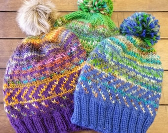 Atlantis Colourwork Hat Pattern