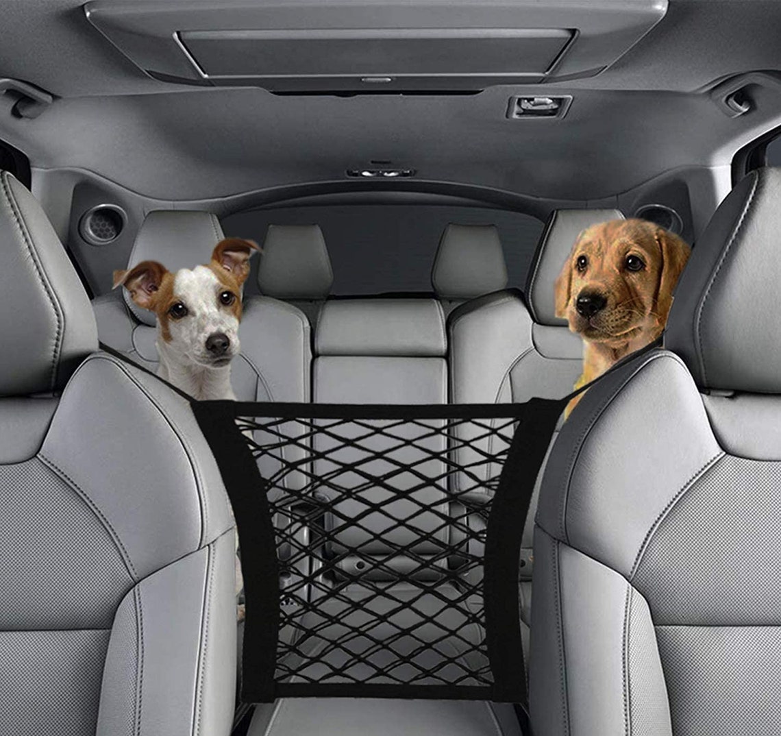 Dog Car Net Barrier Pet Barrier Auto Safety Mesh Organizer Etsy