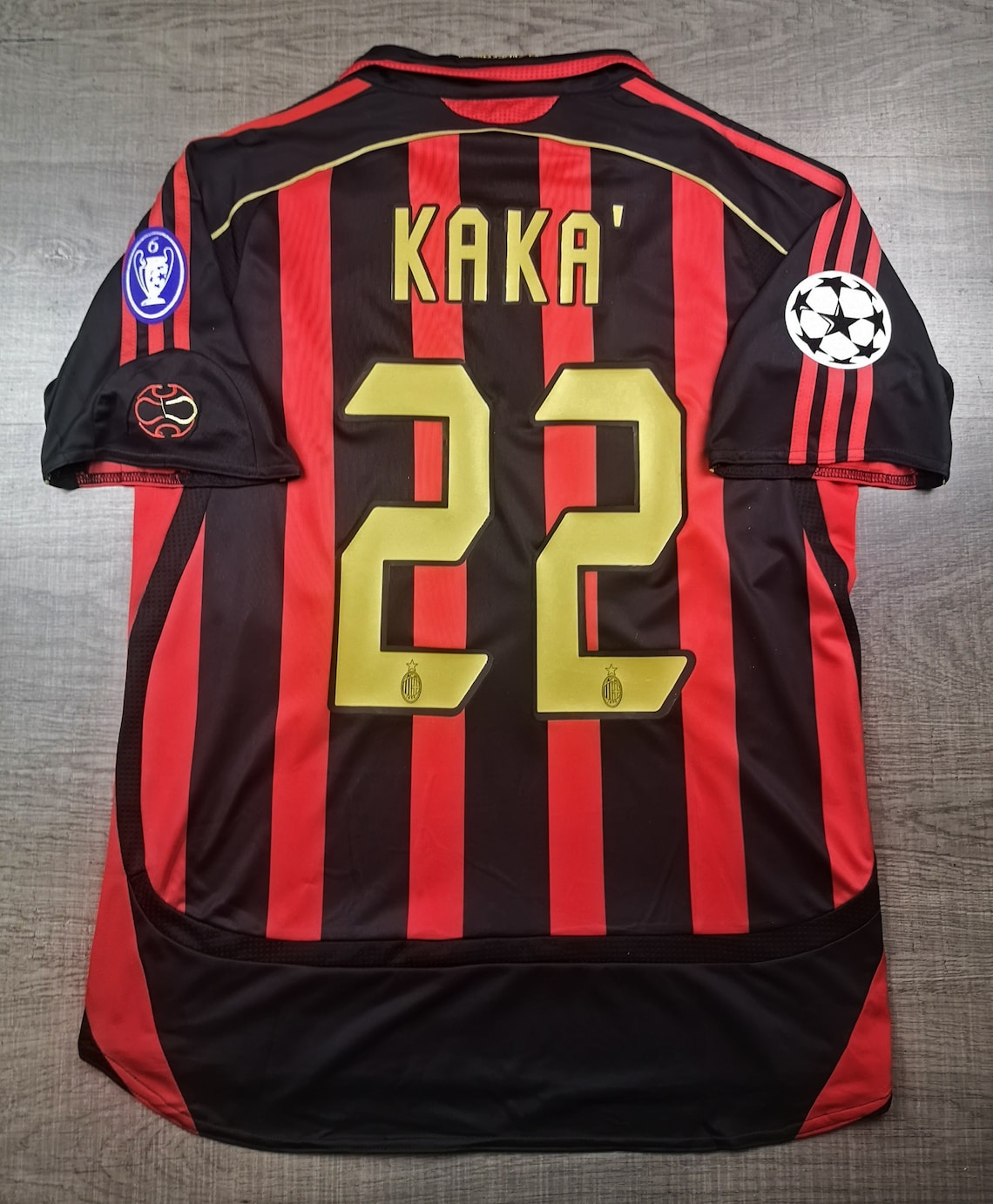 Retro 200607 AC Milan Home 22 KAKA with Calco and Thorhy 6 Etsy