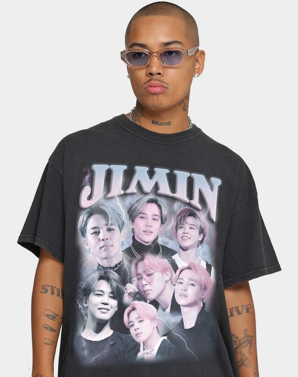 Jimin Tee Vintage Jimin Shirt Jimin BTS KPOP Tshirts Etsy