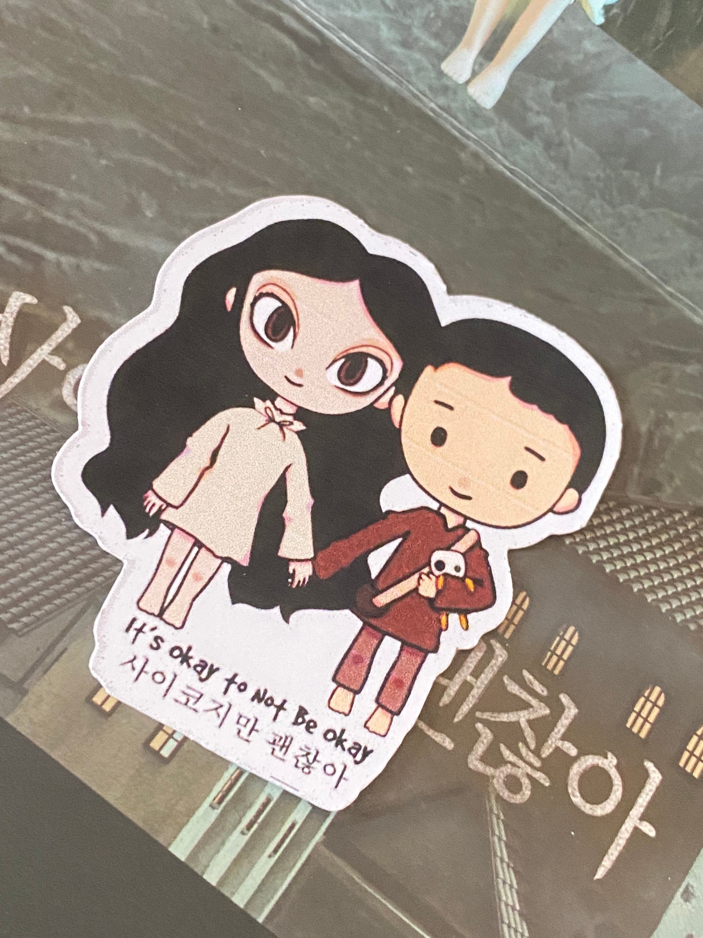 Está bien no estar bien Kdrama Stickers Etsy