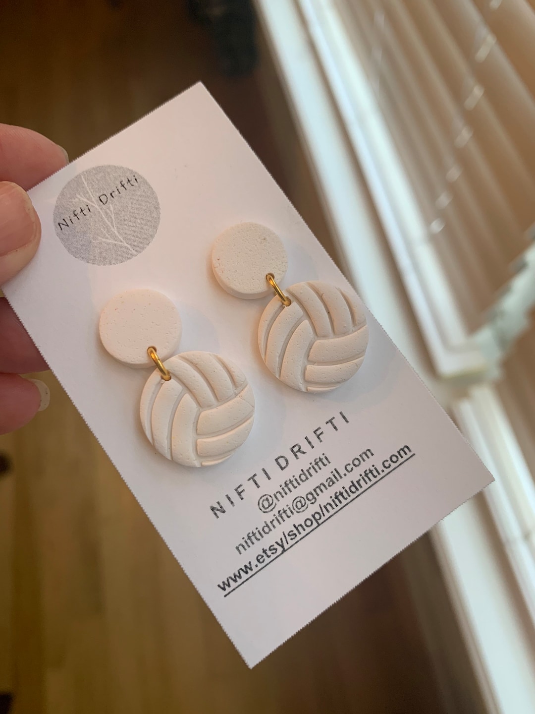 Volleyball Earring Game Day Earring gold Findings Etsy