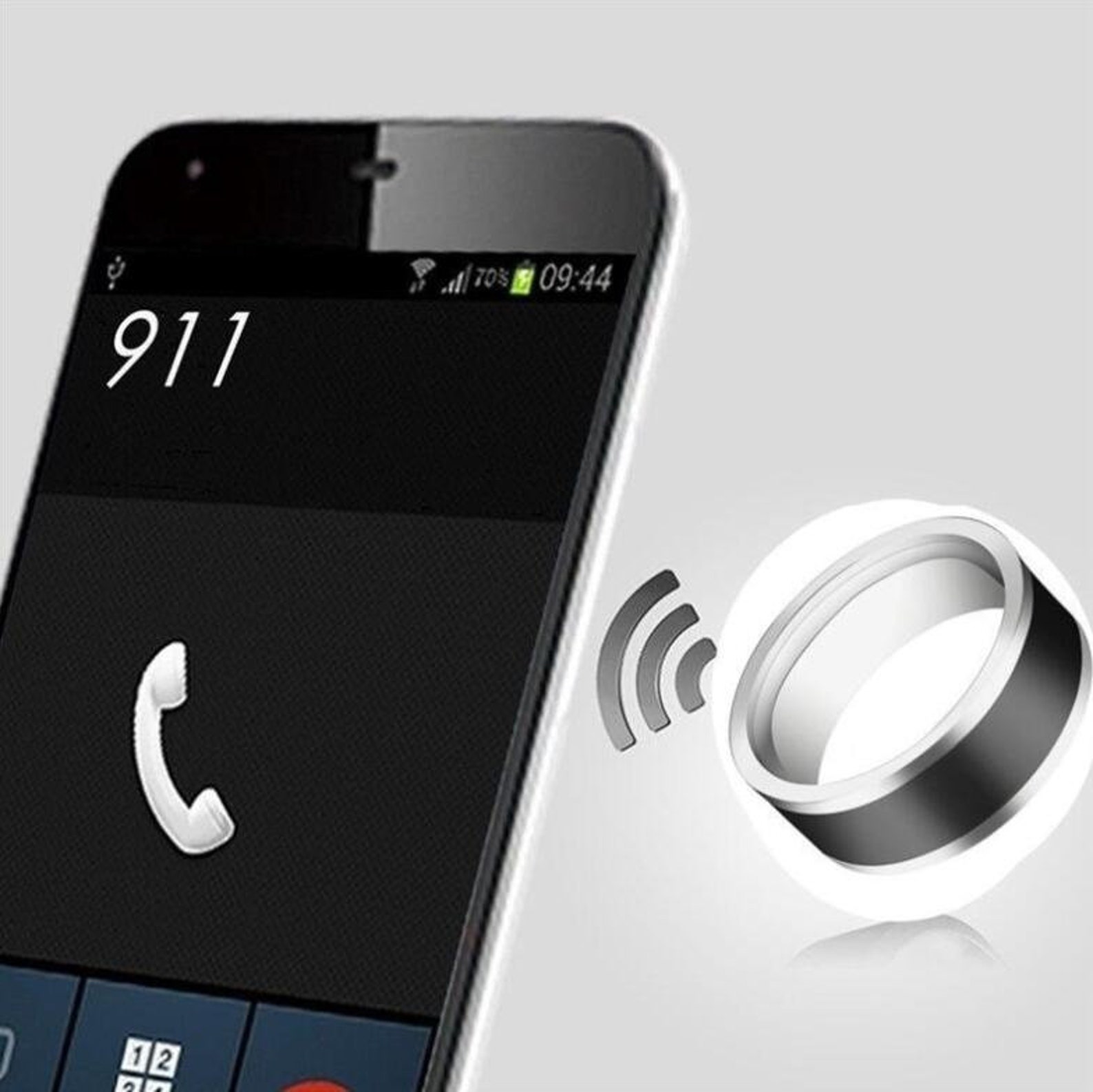 NFC Waterproof Smart Sensor Ring Unisex Applicable for Android Etsy