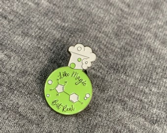 Chemie Experiment Beker Emaille Pin, Science Experiment Beker Emaille Pin, Cartoon Beker, Zoals Magie Maar Echte Emaille Pin, Mini Badge Pin