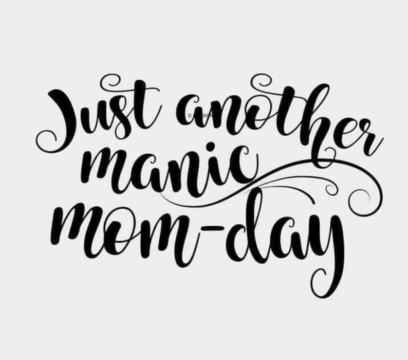 Manic Momday Monday SVG - Etsy