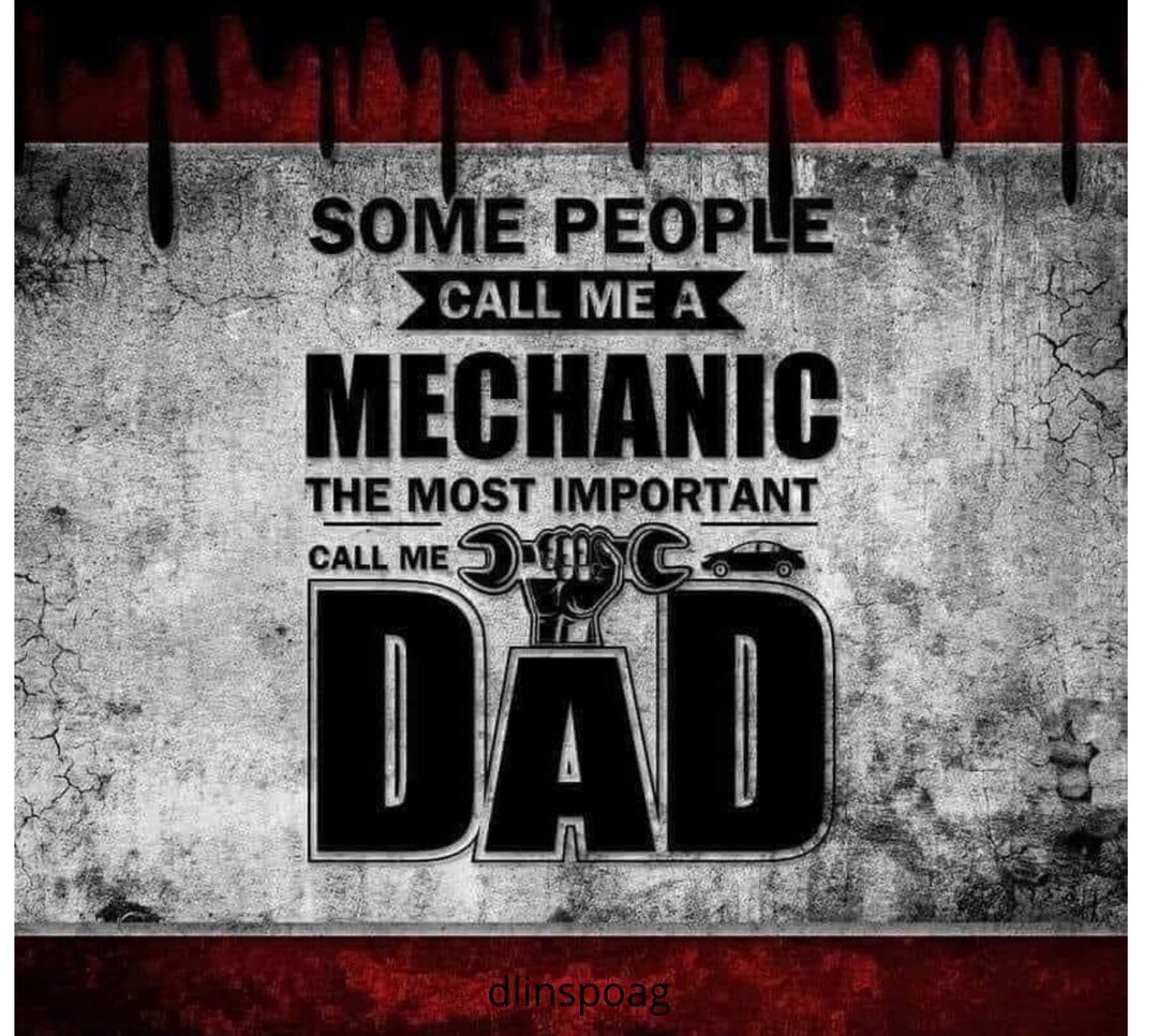 Mechanic Dad Fathers Day Sublimation Etsy