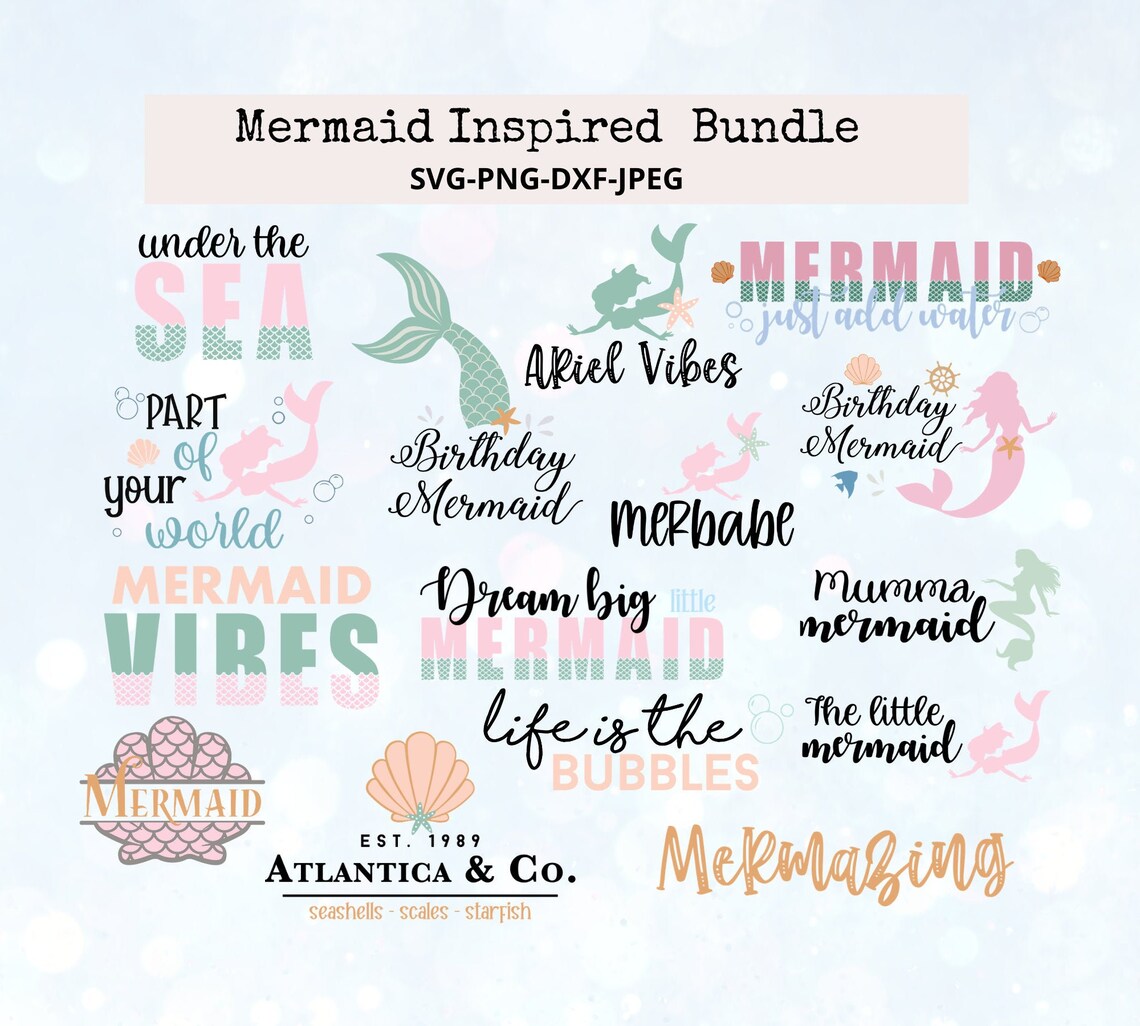 Download Mermaid svg Little Mermaid svg svg files Mermaid clipart ...