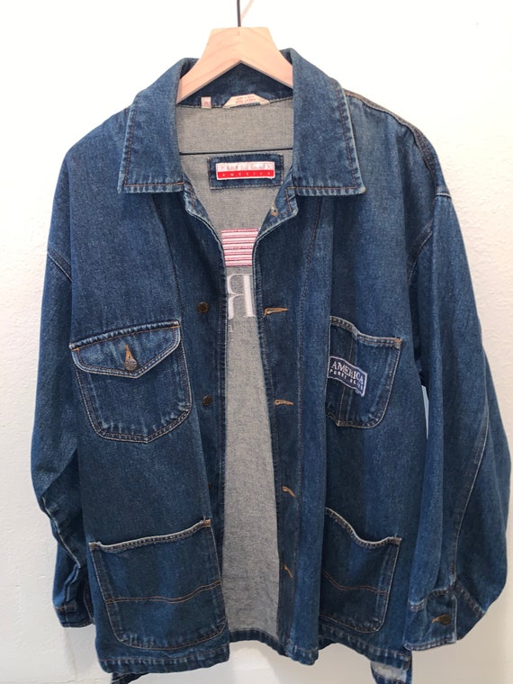 Vintage Perry Ellis Jean Jacket - Etsy 