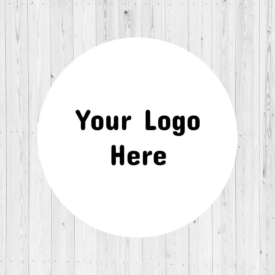 Custom Logo Labels Stickers Round - Etsy