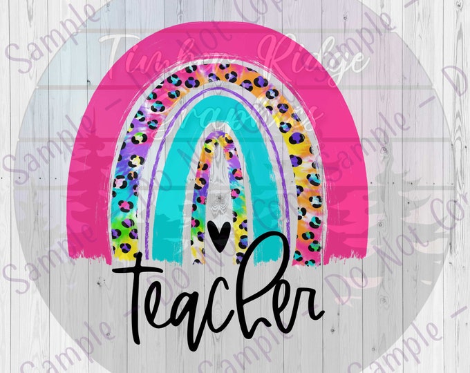 UV DTF Decal | Teacher Tumbler Decal | Tumbler Decal