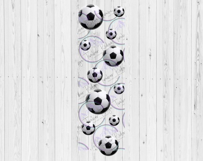 UV DTF Soccer Pen Wraps | Epoxy Pen Wrap Set | Glitter Pen Wraps