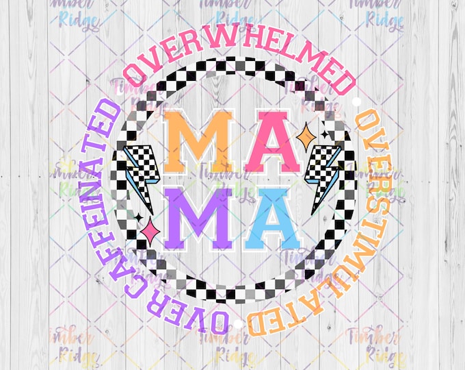 UV Decal | Mama Decal - Mom Tumbler Decal - UV DTF Tumbler Decal