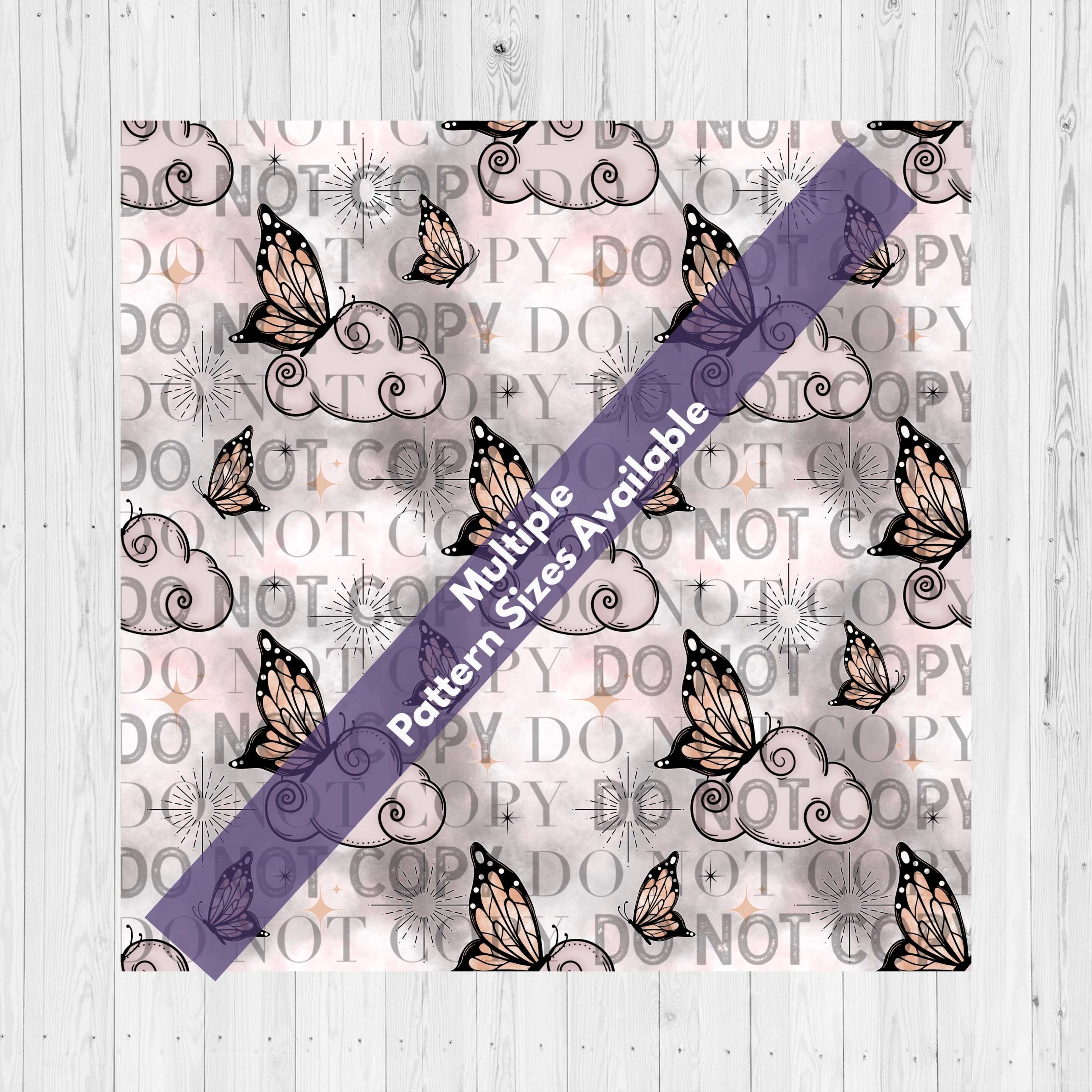 Butterfly Printed Vinyl Vinyl Pattern Butterflies Clear Cast Sheets