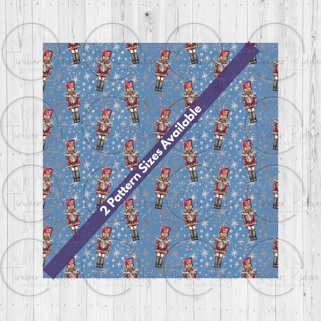 Nutcracker Christmas Vinyl, Nutcracker Vinyl, Christmas Vinyl, Clear