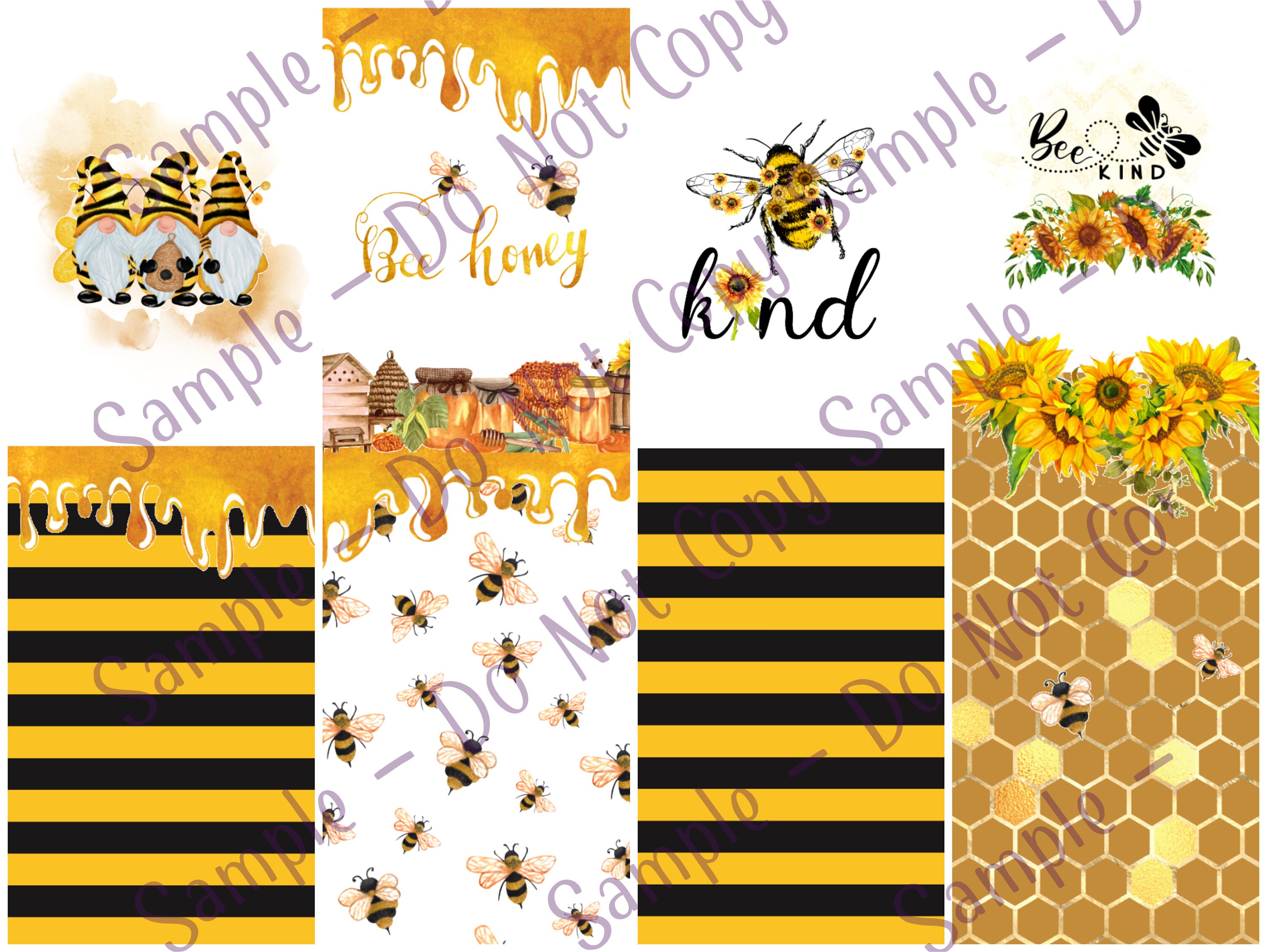 Gnome and Bees Clear Cast Pen Wraps | Epoxy Pen Wrap | Epoxy Pen Wrap…