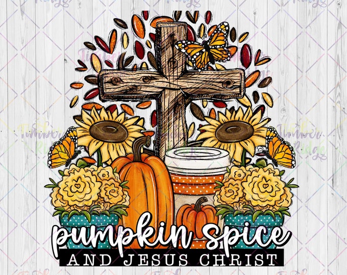 UV DTF Decal Pumpkin Spice Tumbler Decal UV Decal Pumpkin Spice