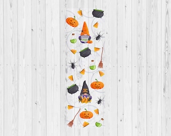 UV DTF Pen Wrap , Halloween Pen Wrap, Fall Pen Wrap , Printed Pen Wrap