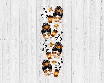 UV DTF Pen Wrap , Pumpkin Spice Pen Wrap, Fall Pen Wrap , Printed Pen Wrap