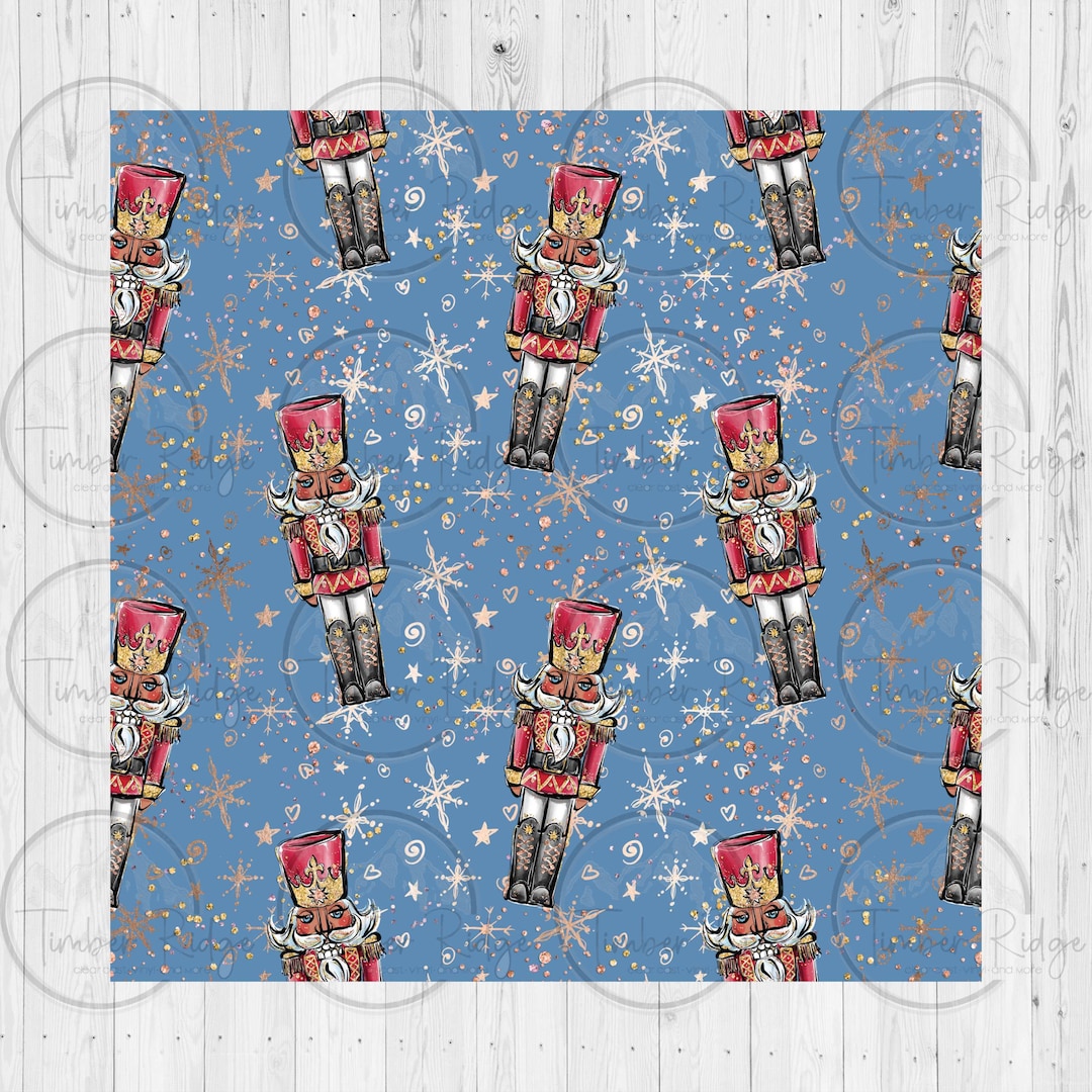 Nutcracker Christmas Vinyl, Nutcracker Vinyl, Christmas Vinyl, Clear