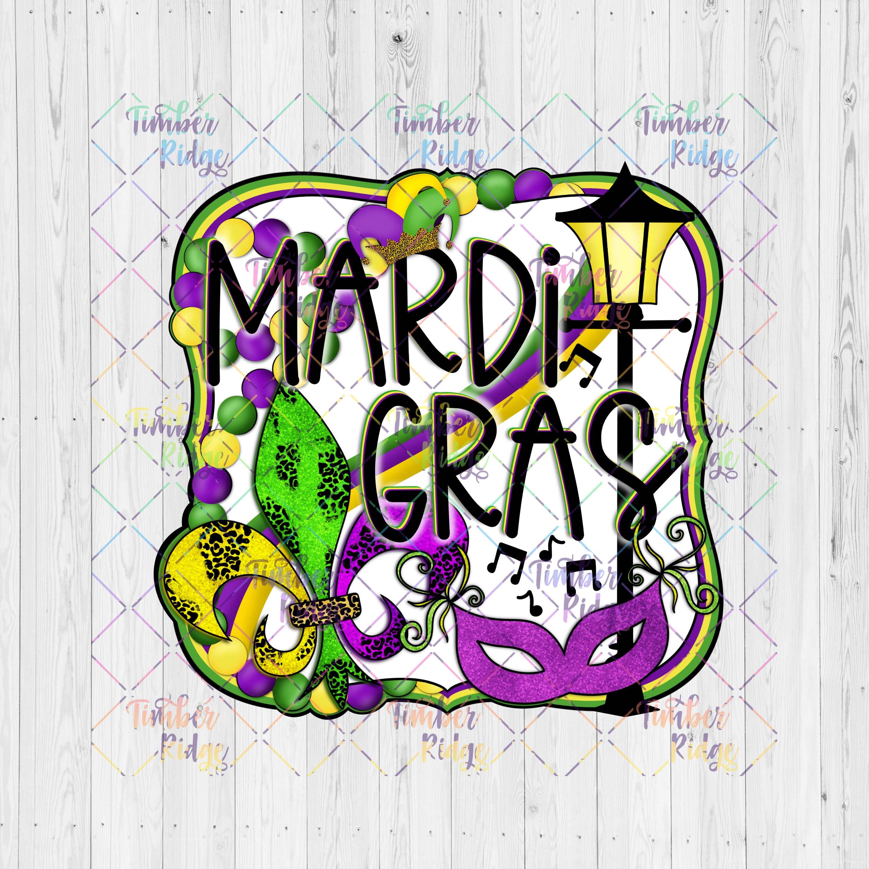 Mardi Gras Stickers – E-unik Creations