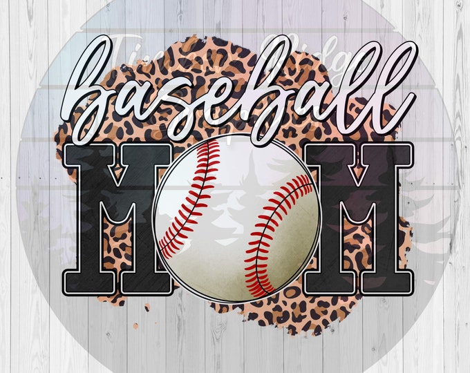 UV DTF Decal , Baseball Mom Tumbler Decal , Baseball Decal , Printed Tumbler Decal