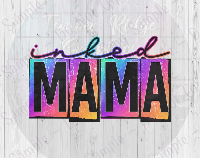 UV Decal | Inked Mama Decal | UV Sticker