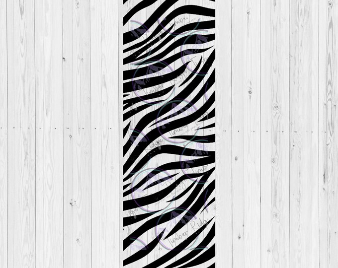 UV DTF Black Zebra Pen Wraps | Epoxy Pen Wrap Set | Glitter Pen Wraps
