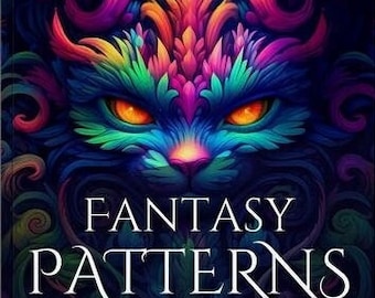 Fantasy Patterns Coloring Book – 28 Regal Designs of Knights, Wizards & Royalty (Digital Download)