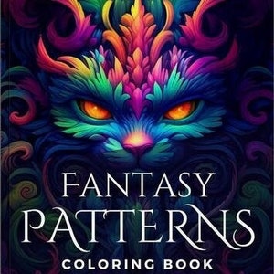 Fantasy Patterns Coloring Book (digital download)