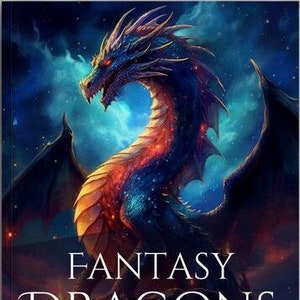 Fantasy Dragons Coloring Book (Digital Download)