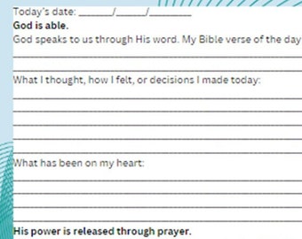 Printable Devotional Worksheets (10 pages)