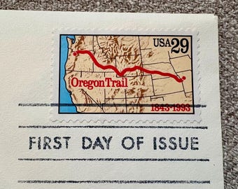 150-jähriges Jubiläums-Deckblatt • 1993 ArtCraft Cachet • Salem ODER Poststempel • USPS FDC Sammlerstück