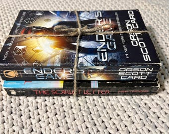 Reader’s Gift Bundle • Ender’s Game + The Scarlet Letter • Mixed Genre Set