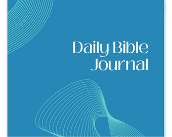 Daily Bible Journal (blue)