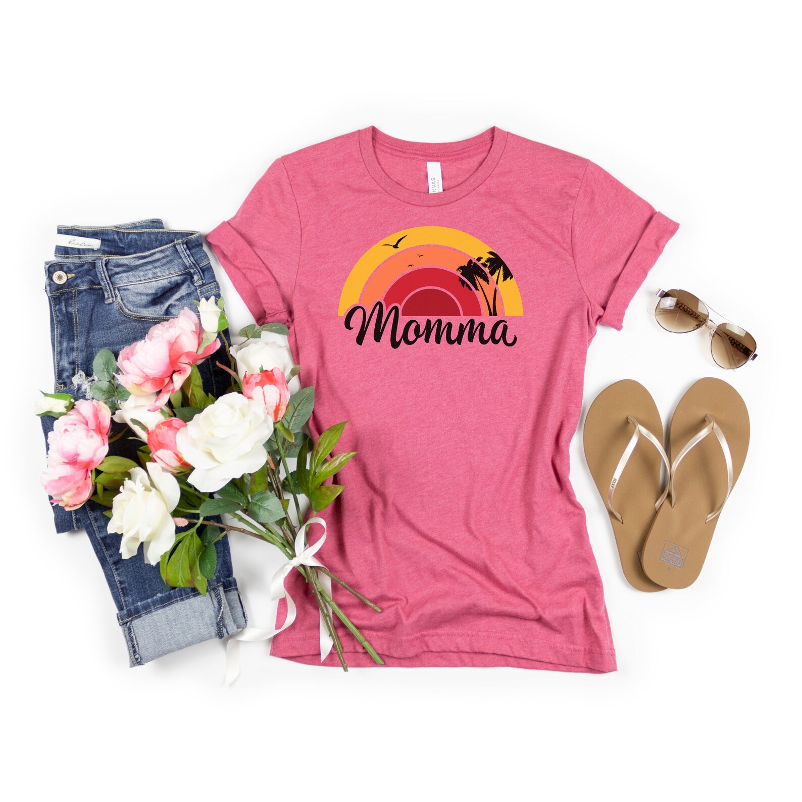 Retro Momma Shirt Momma Retro Tee Mother's Day Shirt - Etsy