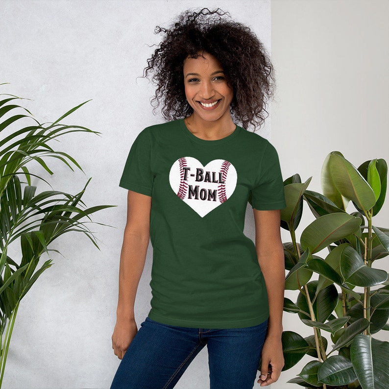 T-Ball Mom Tee Fun Baseball Shirt Fun Shirt For Mom Baseball Family T-Ball Mom Shirt T-Ball Mom T-Shirt