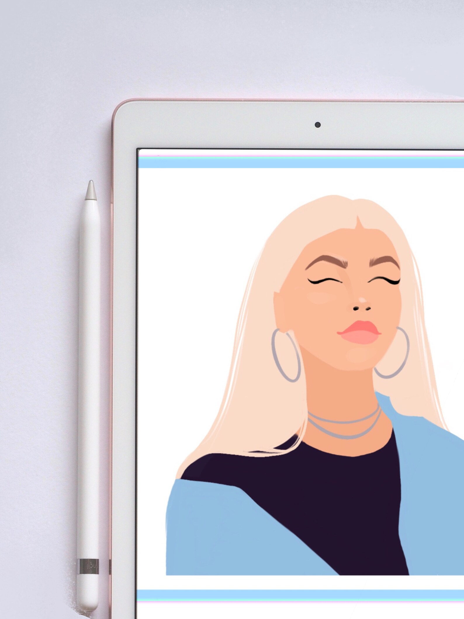 digital faceless portrait app