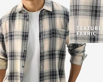 Vintage 90s Plaid Flannel Shirt: Cotton-Wool Blend Overshirt