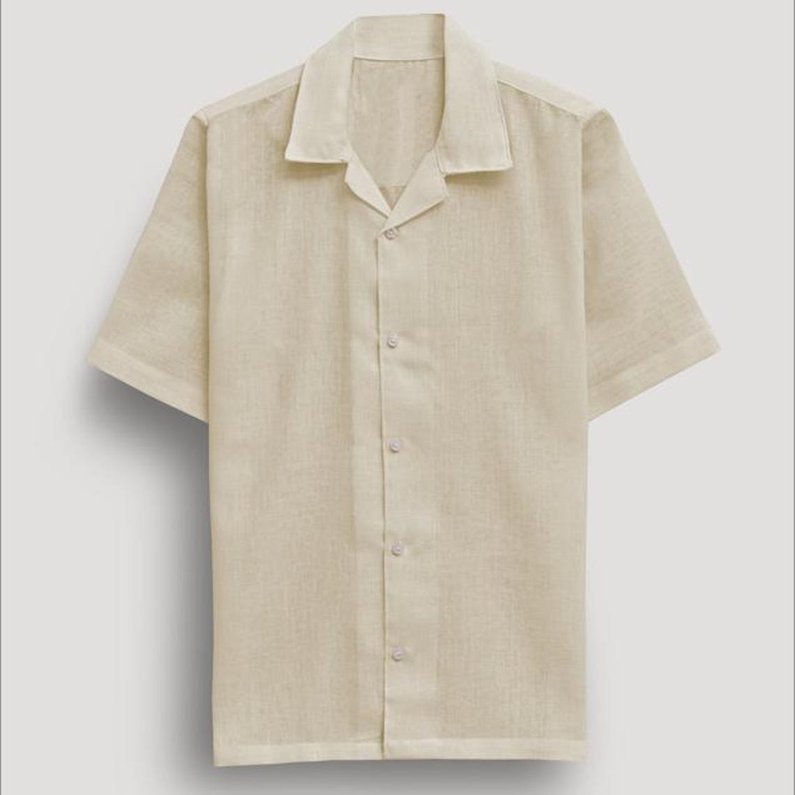 Wear Sierra Top Shelf Men's Linen Short Sleeve Button Down Shirt in Pink