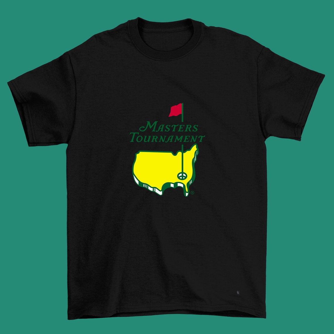MASTERS TOURNAMENT Augusta National Golf Black Tee Shirt Etsy