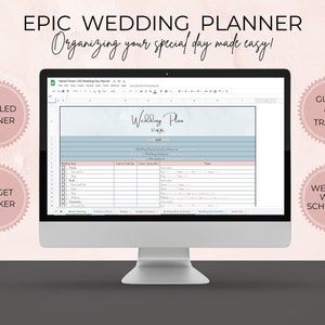 Epic LDS Temple Wedding Planner includes Checklist, Wedding Timeline, Guest List, Budget Tracker, and Wedding Week Schedule Templates