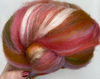 Manta de fibra para paleta de primavera - Corriedale y bambú