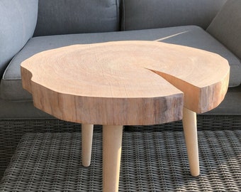 Coffee Table Wooden Slice Oak Table Round Table Slice Of Wood Home Decor Wood Table Loft Wood Craft Handicraft Wood Art