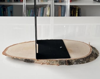 Booklover Shelf Natural Wood Perfect Christmas Gift Handmade Book Home Decor Gift Unique Living Room Furniture Art Novel Bookcase Home