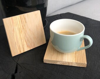 Set of 2/4/6 Wooden Coasters, Mug Pads, Home, Gift, Tea, Coffee, Wine, Wooden, Handmade, Christmas, Wedding, Birthday, Raw Wood, Home Decor