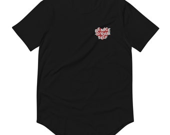 Be Nice To Yourself Curved Hem T-Shirt
