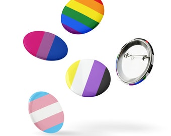 Pride Flag Buttons