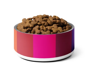 Pride Rainbow Pet bowl